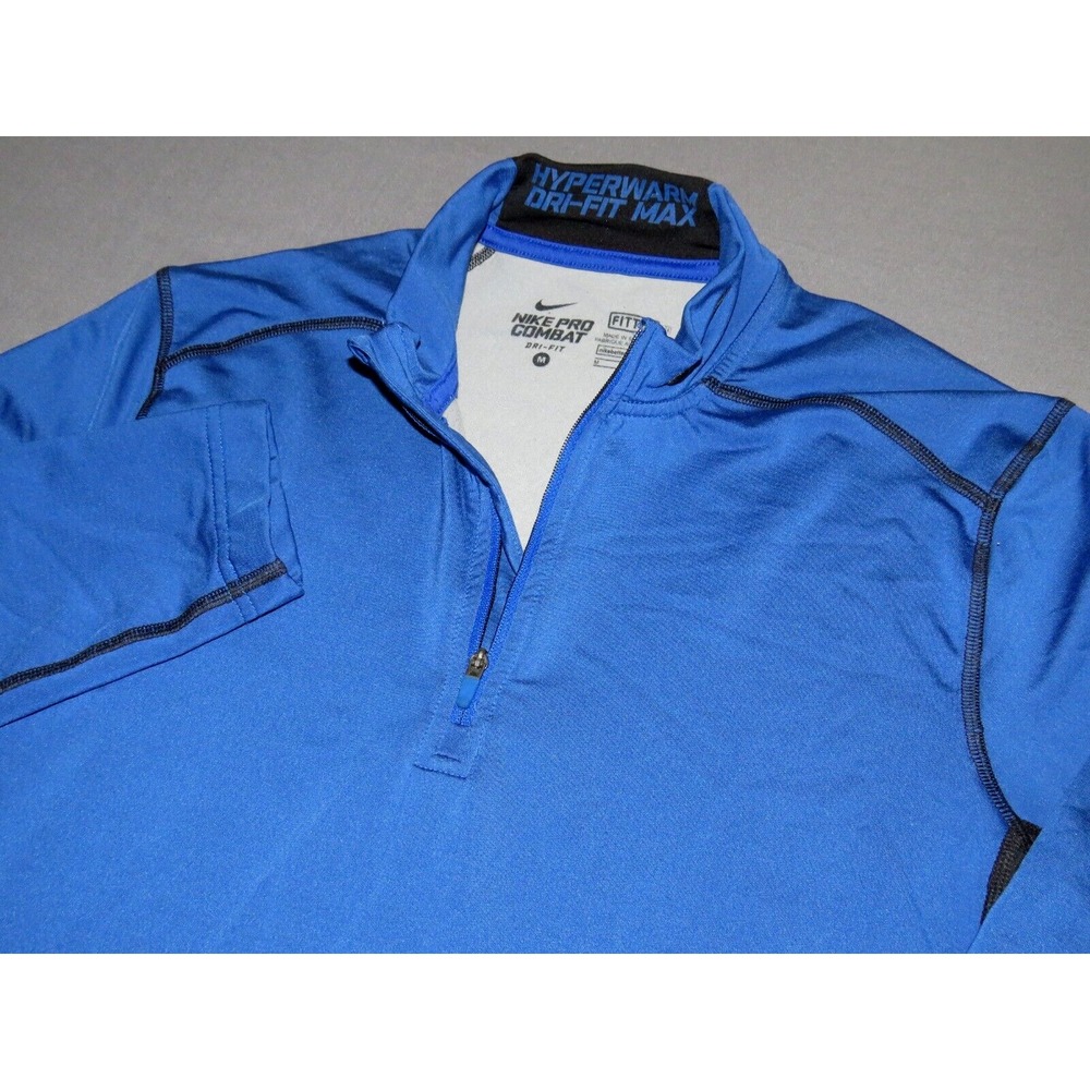 Men's Nike PRO Combay Hyperwarm MAX Dri-Fit 1/4 Zip Athletic Jacket Medium‎